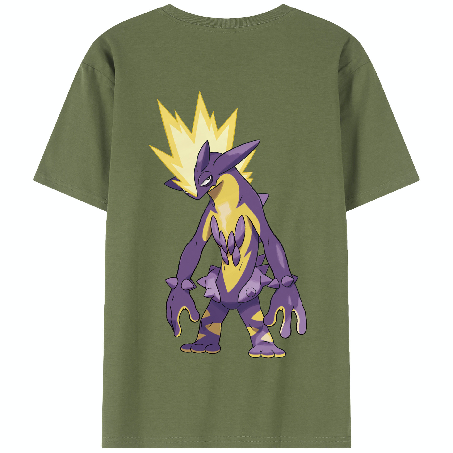 （画像用） ポケットモンスター Pokémon 綿100％半袖Tシャツ（背面プリント）